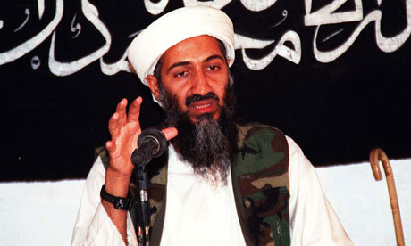 picture of Osama in Laden. Osama bin Laden in an undated
