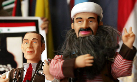 osama bin laden and george bush funny. George Bush and Osama bin