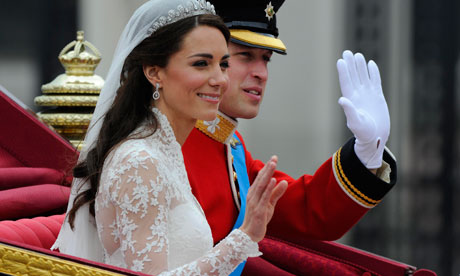 kate and william wedding dress. Kate and William on the way