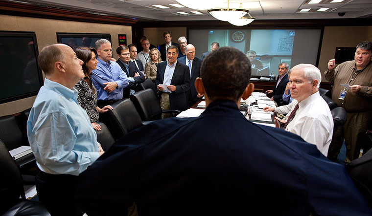 White house control room: White House situation room 