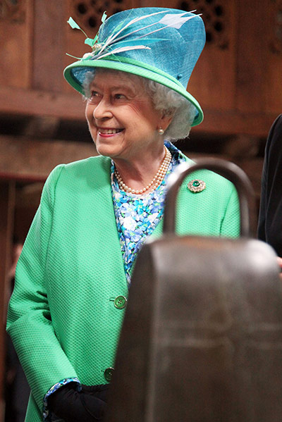 The Queen visits Ireland: Queen Elizabeth II visits the Cashel Bell