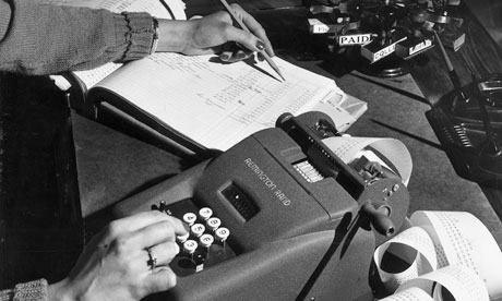 old fashioned accountancy