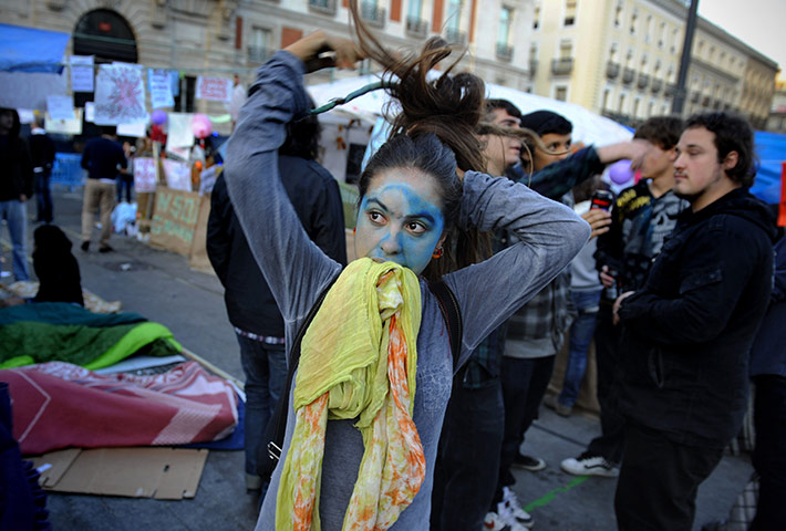 Madrid protests saturday: Preparing to continue the protest