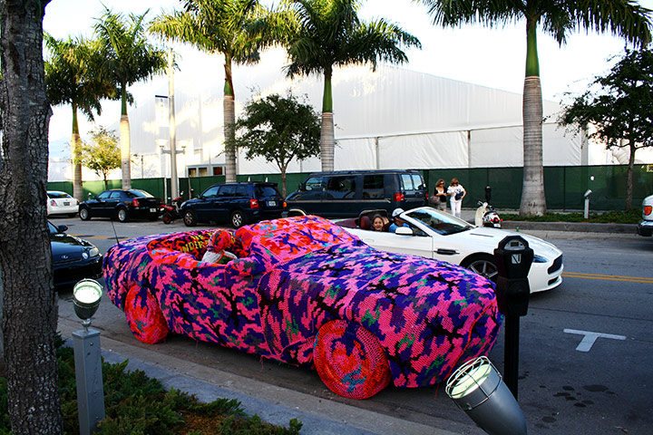 Olek: Crocheted Mustang