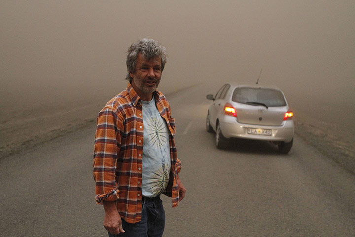iceland volcano: A Swiss tourist in Reykjavik