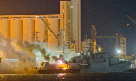 the one disabled Libyan frigate that was bombed, al-Ghardabia