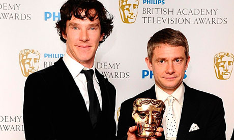 Benedict Cumberbatch and Martin Freeman 