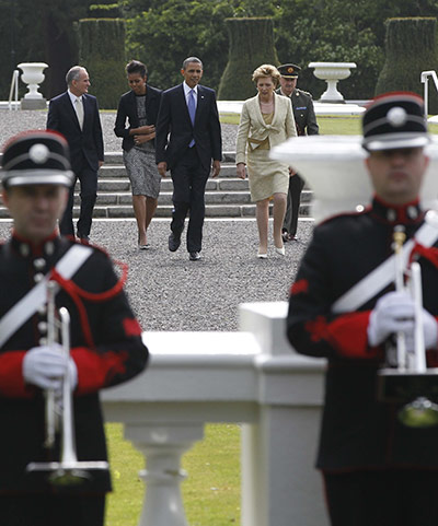 obama visits Ireland: Barack Obama, Mary McAleese, Michelle Obama, Martin McAleese