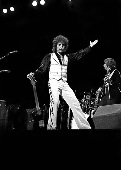 Bob Dylan at 70: Bob Dylan performing on stage in 1978