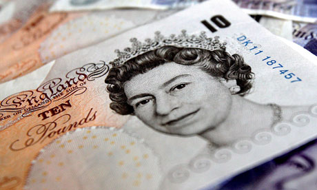 British pound falls against dollar euro