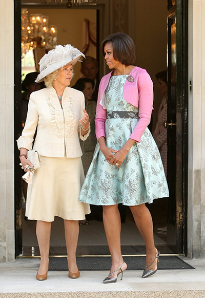Obama UK visit: Michelle Obama and Camilla, Duchess of Cornwall