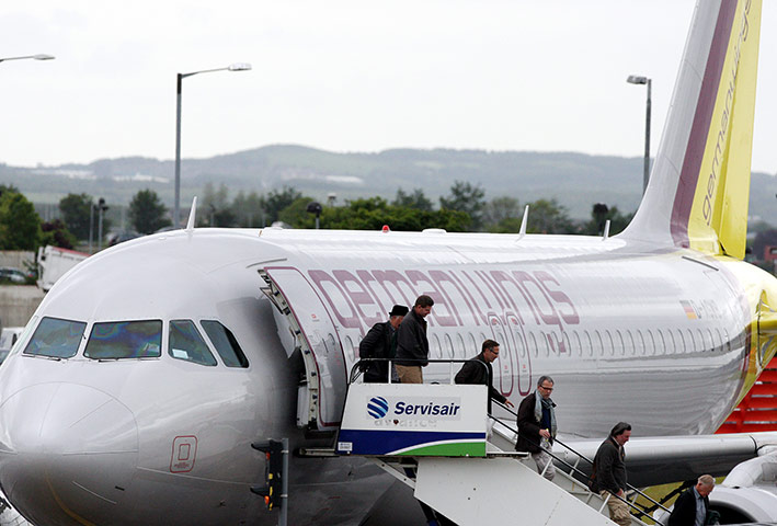 Volcano travel disruption: Germanwings aircraft