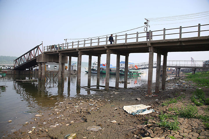 Drought in China:  in Nanjing, east China's Jiangsu