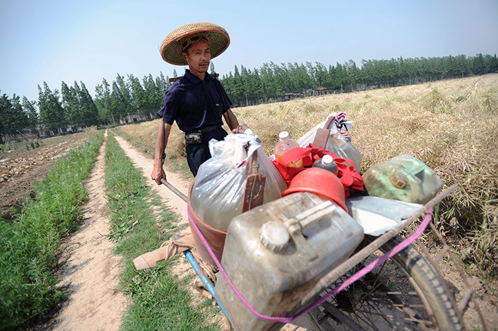 Drought in China: CHINA-HUNAN-HUBEI-DROUGHT (CN)