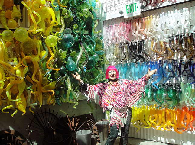 Week in pics: Rhodes: Dale Chihuly's studio
