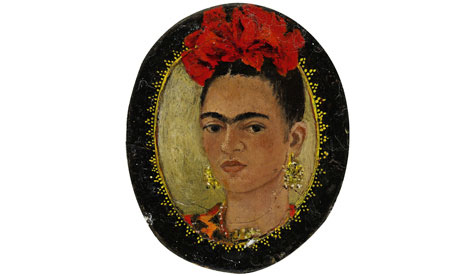 The Frida Kahlo miniature that is being sold in New York