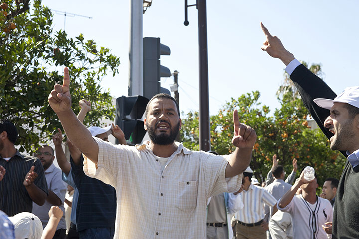 Mawazine: Moroccan protesters at Mawazine festival