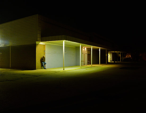 In pictures: expectation: lone figure waiting