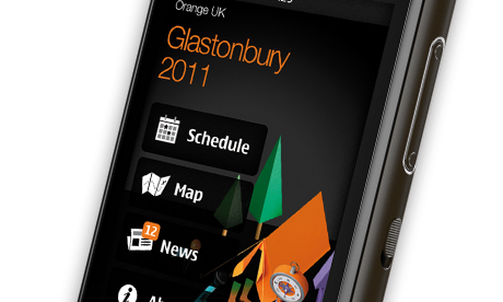 Glastonbury app