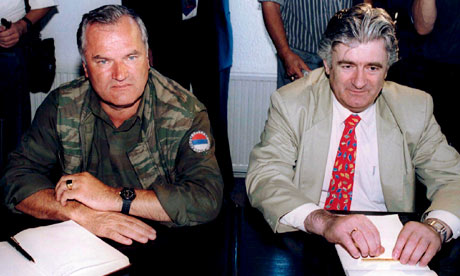 Ratko Mladic, pictured with Bosnian Serb leader Radovan Karadzic in 1994, has been arrested