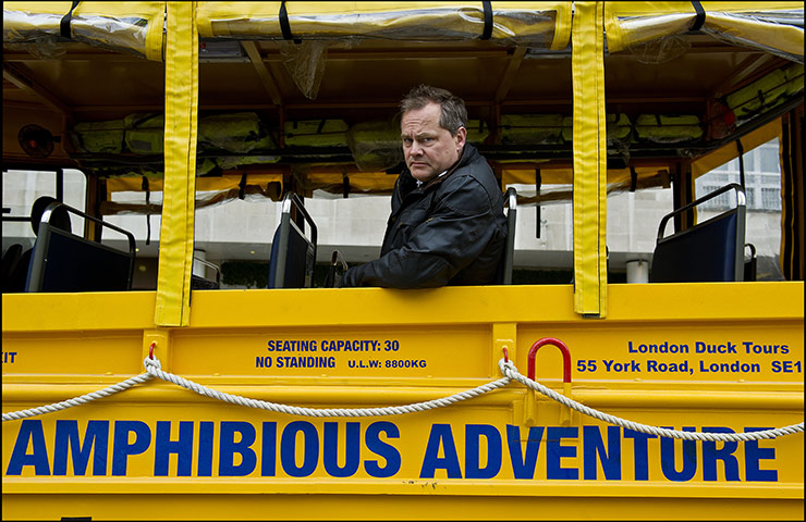 Jack Dee: Comedian Jack Dee is miserable on a London Duck Tour