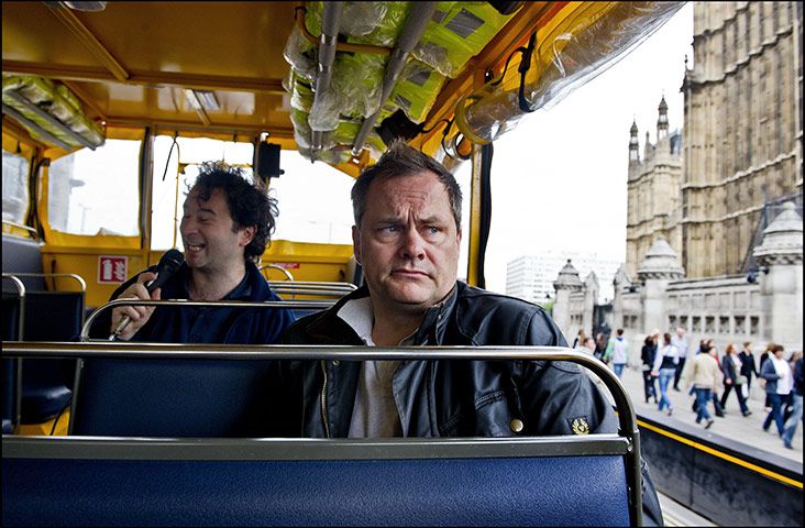 Jack Dee: Comedian Jack Dee is miserable on a London Duck Tour
