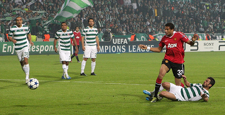 United's road to Wembley: Bebe slots home United's third in their 3-0 victory over Bursaspor 