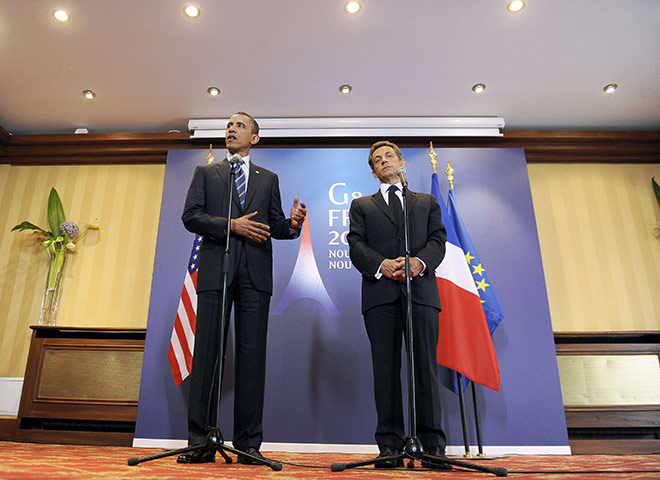 G8 Summit 2011: Barack Obama and Nicolas Sarkozy leave after making statements