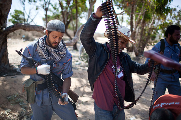 24 hours in pictures: An Argentinean that fights with rebel forces, Libya