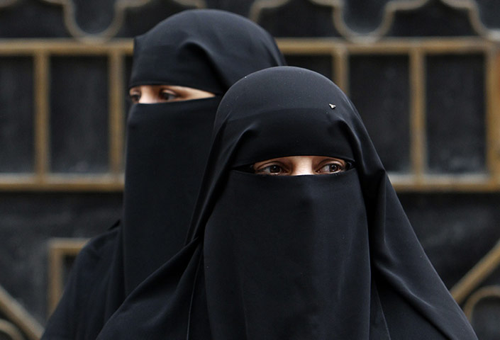 Middle East Unrest: Female Yemeni anti-government supporters