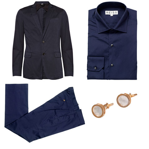 Key trends: casual suits: Blue outfit