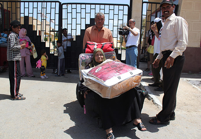 Egypt Gaza border: Egypt Gaza Rafah border crossing opened