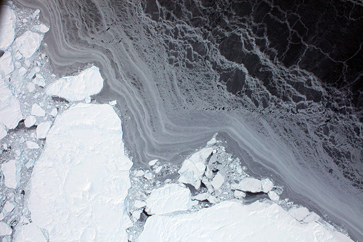 Satellite Eye on Earth: Flying over Arctic Sea Ice