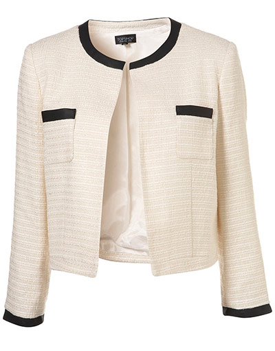 Event shopping: Topshop boucle jacket