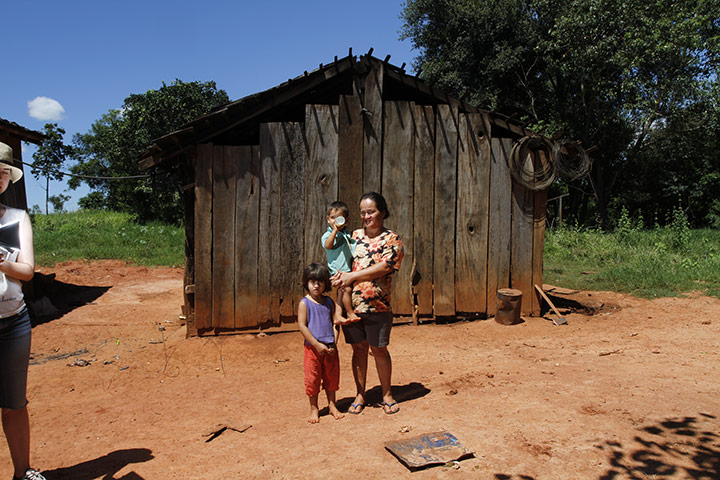 Deforestation for soybean:  Colonia Yeruti, Curuguaty, Paraguay