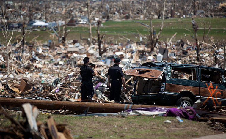 Obama in Joplin: US Secret Service provides security while Barack Obama tours Joplin