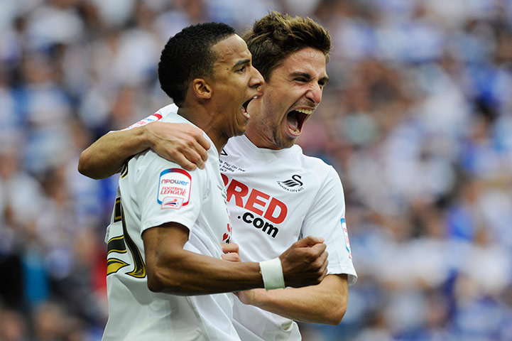 Swansea City v Reading: Sinclair and Borini