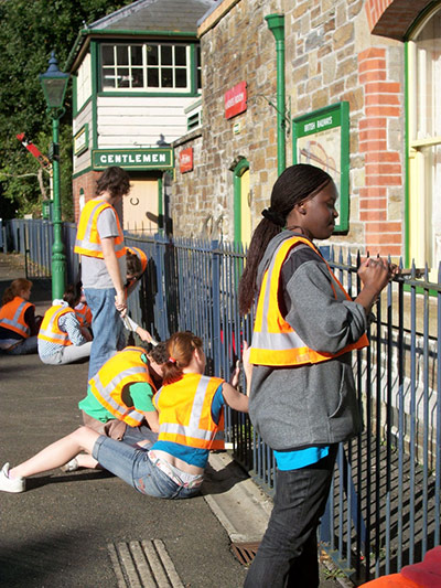 Community Railways: Plymouth University students at Bere Ferrers station