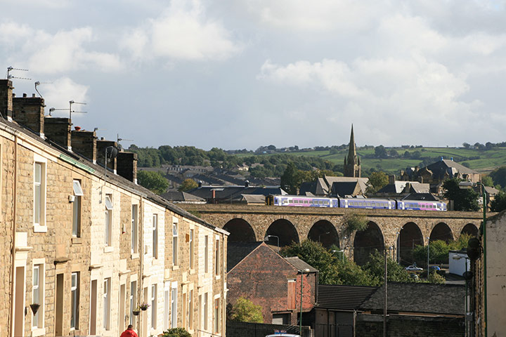 Community Railways: A general view of Accrington railway