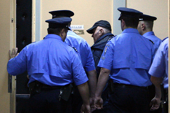 Ratko Mladic: General Ratko Mladic arrives at Special Court in Belgrade