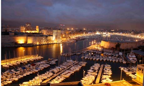 Marseilles at night