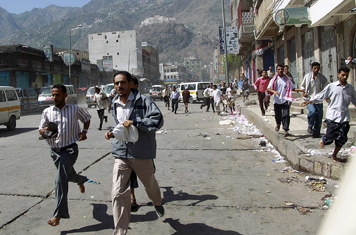 Yemen: anti-government protesters