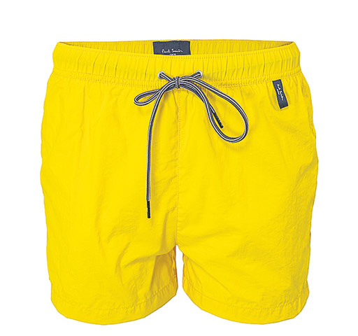 Men's holiday fashion: Yellow trunks