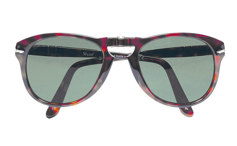 Men's holiday fashion: Folding persol sunglasses
