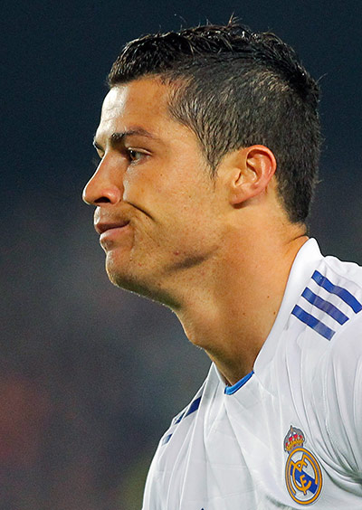 Barcelona v Real Madrid: Cristiano Ronaldo doesn't look too pleased 