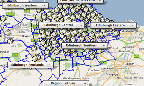 Edinburgh council has launched its election map