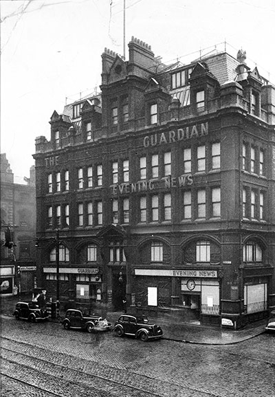 Guardian at 190 years: The Guardian 190th anniversary, Cross street Guardian Building