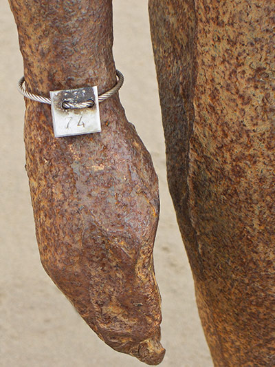 In pictures: Metallic: one of Gormley's Another Place statues