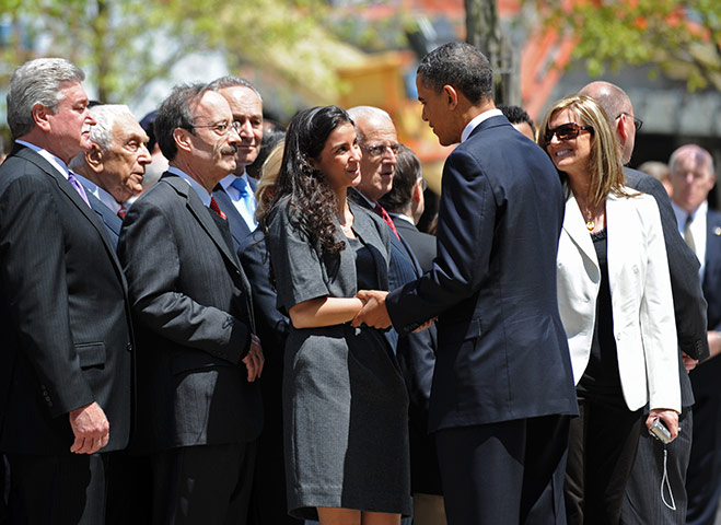 Obama Visits Ground Zero: President Obama visits the World Trade Center site 