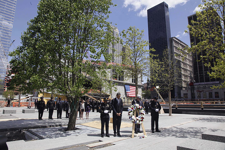 Obama Visits Ground Zero: President Obama visits the World Trade Center site 